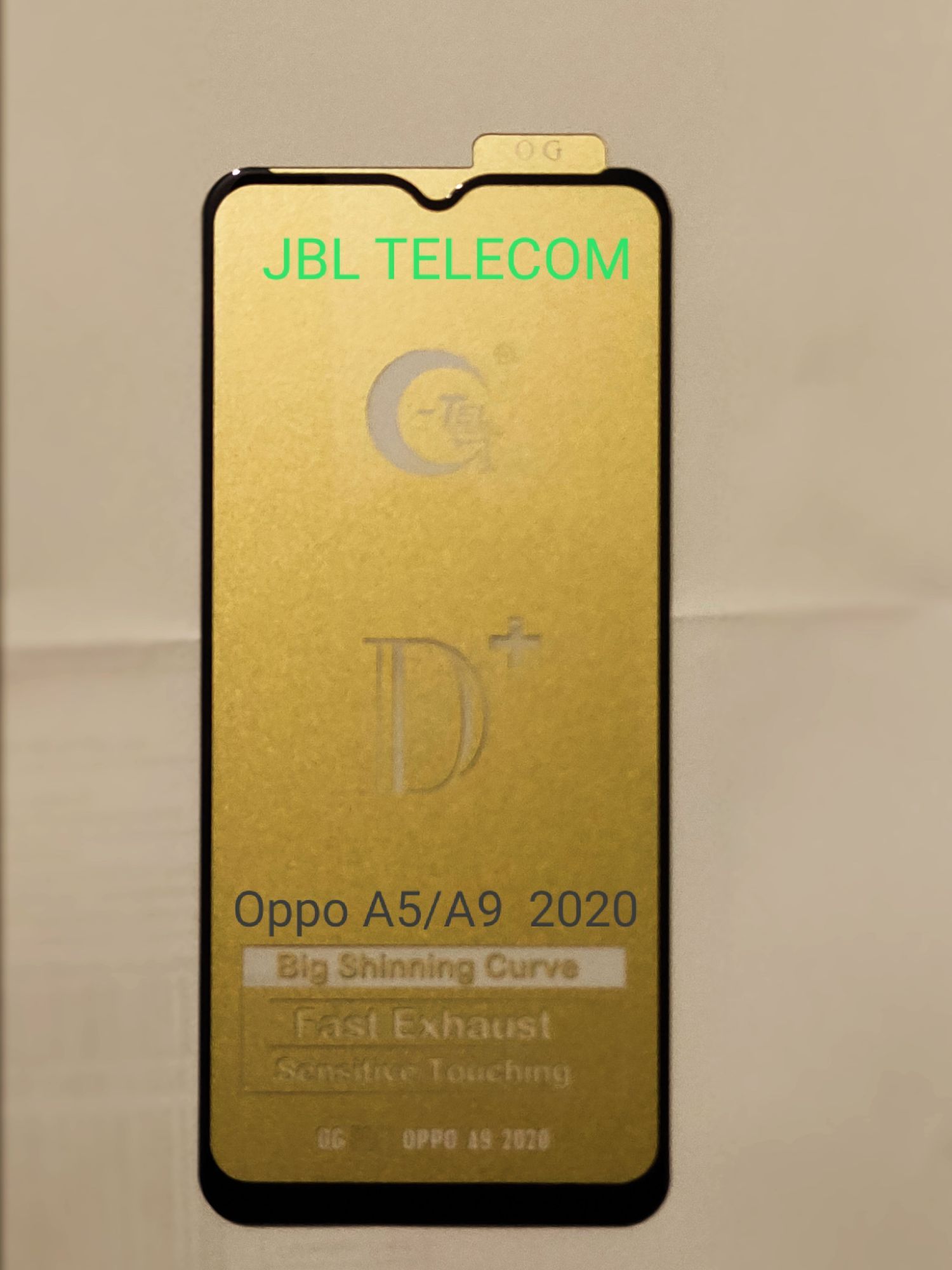 For Oppo A5/A9 2020 Rinbo/D+ Full Glue Full Screen Tempered Glass Screen Protector