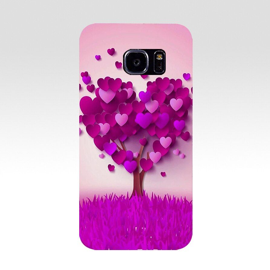 Silicon phone Case For Samsung Galaxy S6 S7 Cases Cover For Samsung S6 S7 edge Phone shell new design full 360 protective 5