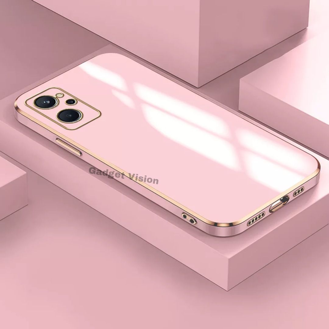 Luxury 6D Plating Soft Casing Silicone Square Frame Phone Case For Realme Gt Neo 2
