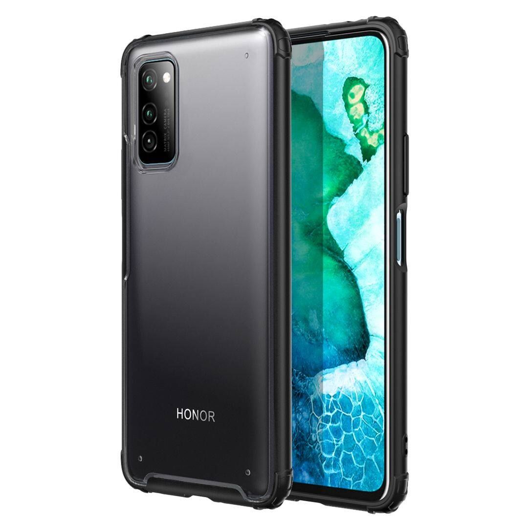 For Huawei Honor V30 Soft TPU + Sturdy PC Translucent Matte Drop-proof Case