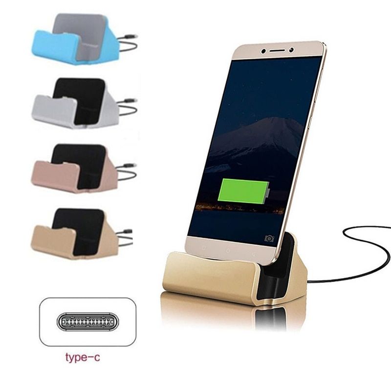 Type-C Dock Station Charging Stand For Samsung Galaxy M31s M11 M21 M31 A21 A31 A41 A51 A71 5G Type-C USB Charger Docking Station