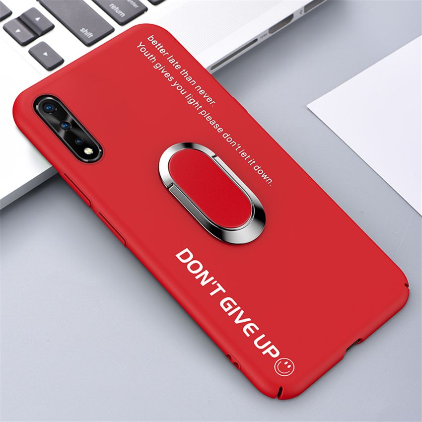 lthmy Ultra-thin Colorful Matte Hard PC Phone Case For VIVO IQOO NEO/S1/Y7S/Z5/V17NEO Magnetic Stand Cute Frosted Cover
