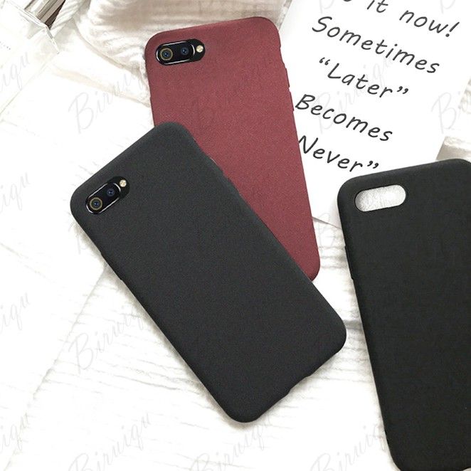 For Realme C2 / Oppo A1k  luxury silicon protect Back Cover soft case - Phone - Phone Back Cover