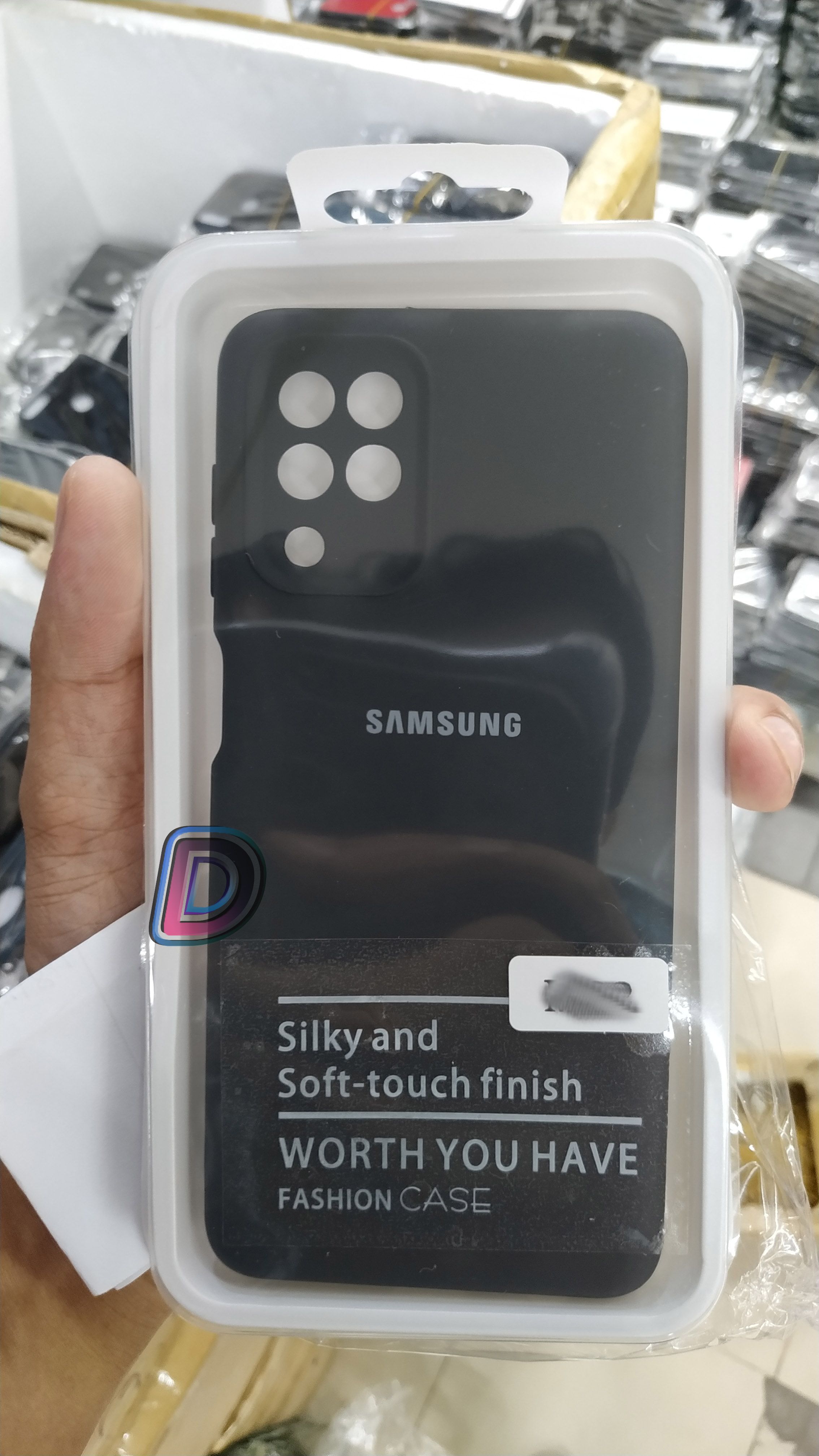 For Samsung galaxy F22 / M32 Luxury Silicone Protect Back Cover Soft Case