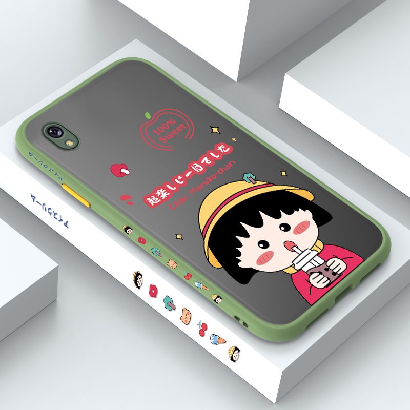 ZeroQiQi for ASUS Live Case Chibi Maruko Side Printing Cover Frosted Ultra Thin Protective Anti Fall Phone Case