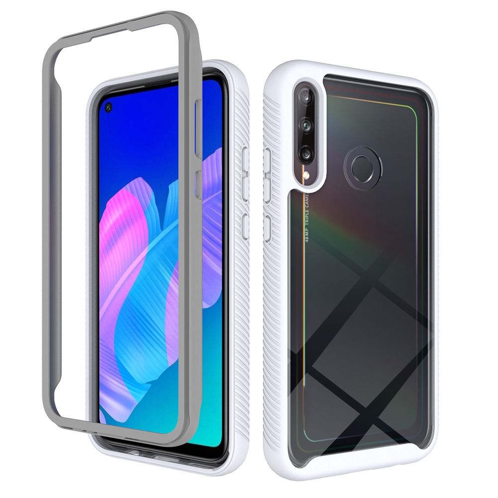 (Ready Stock)For Huawei Y7p Starry Sky Solid Color Series Shockproof PC + TPU Protective Case(White)