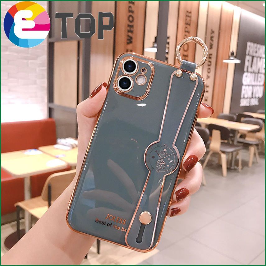 vivoX50Pro mobile phone case suitable for silicone X60 electroplating wristband iqooU3 protective sleeve V21Y73S10 goddess