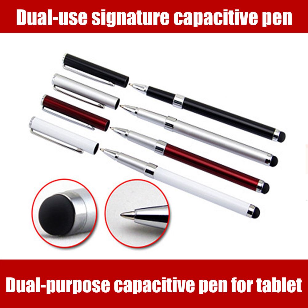 Yfashion Capacitive Stylus Universal for Ipad/Mobile Phone Handwriting Pen and Capacitive Stylus 2 in 1