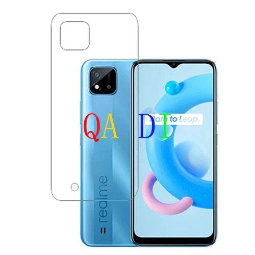 Realme c20 এর জন্য হাইড্রোজেল ব্যাক পলি-স্বচ্ছ
