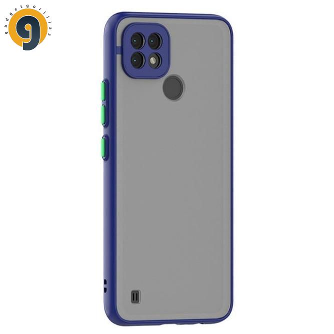 Oppo A15 / Oppo A15s - d Frosted smoked Shockproof bumper Protection Phone Case Matte Back Cover