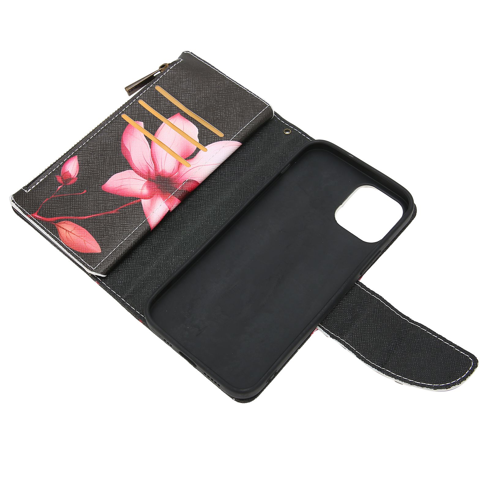 Chenmeng La Protection Case Phone Painted Zipper Bag with Wristlet Strap for IPHONE 12 PRO