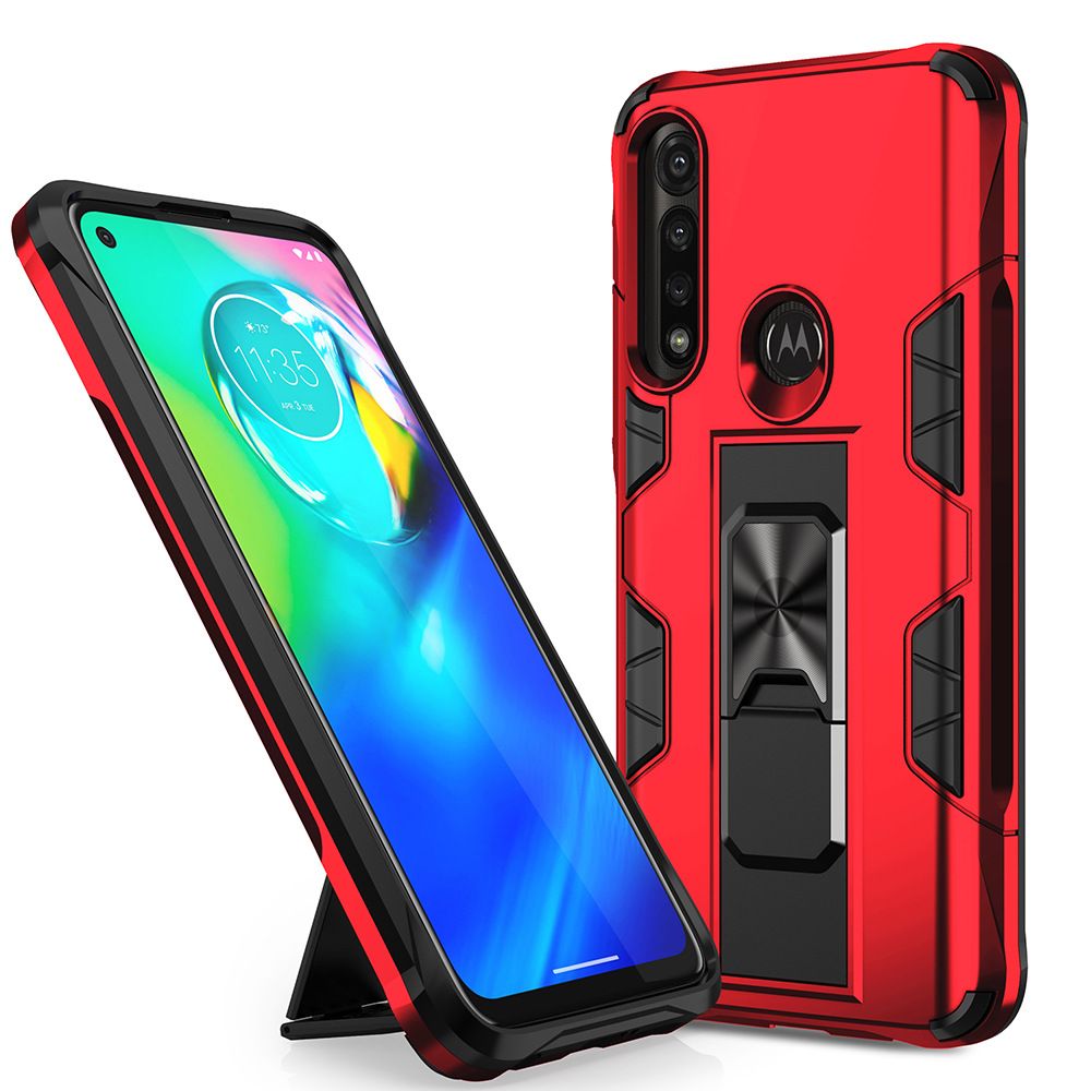 For Motorola Moto G Power Phone Case Armor Magentic Ring Car Holder Cover