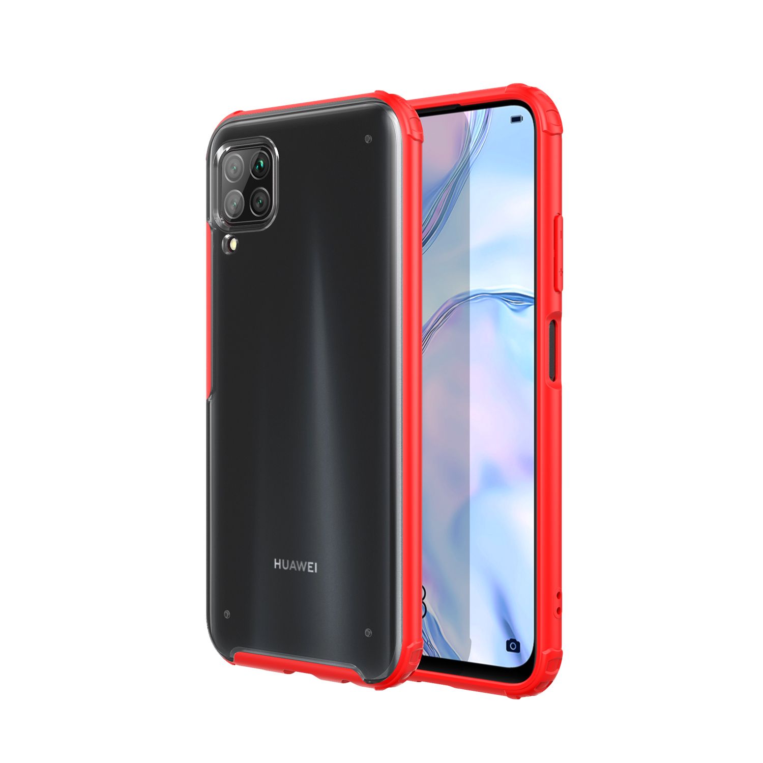 Yfashion For HUAWEI  6SE Case PC Matte Bottom PU Soft Edge Cover Shockproof Mobile Phone Cover
