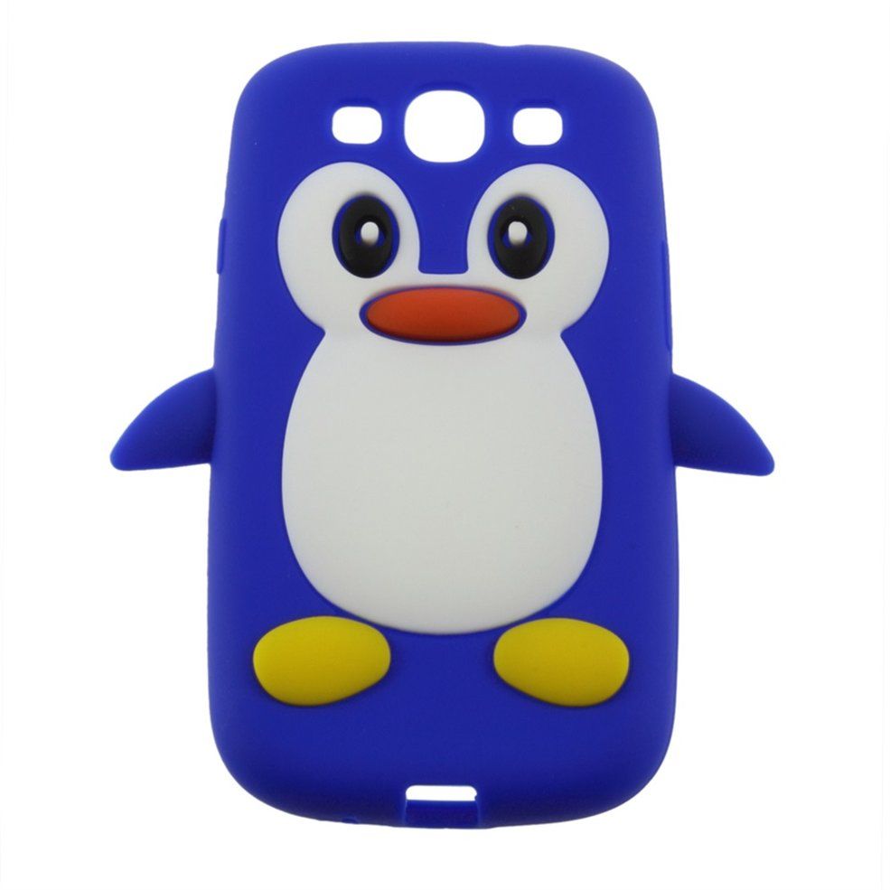 HA Cute Penguin Shape Silicone Protector for SAMSUNG i9300 S3 PT173(null)