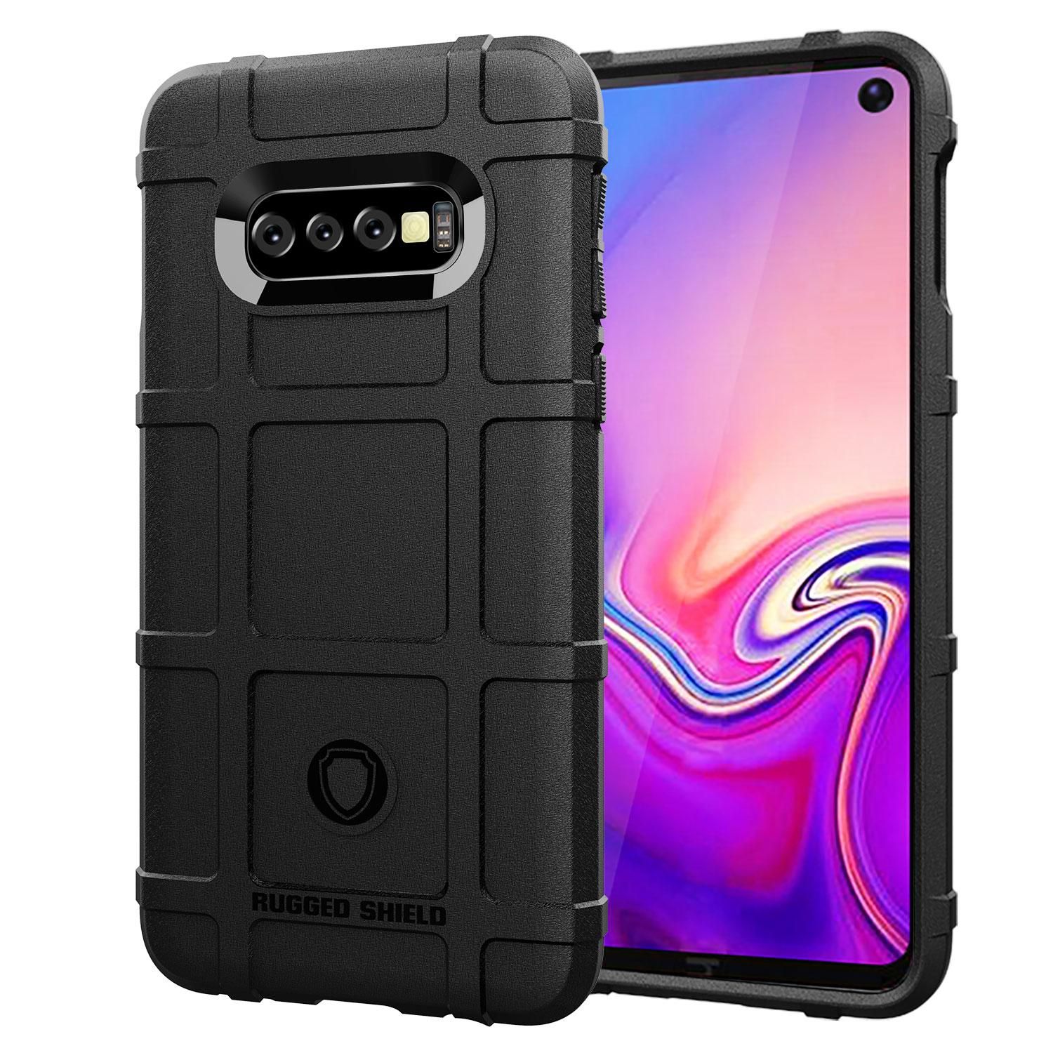 Rugged Shield Silicone Case For Samsung Galaxy S10E  Cases Military Heavy Duty Protect Phone Cover