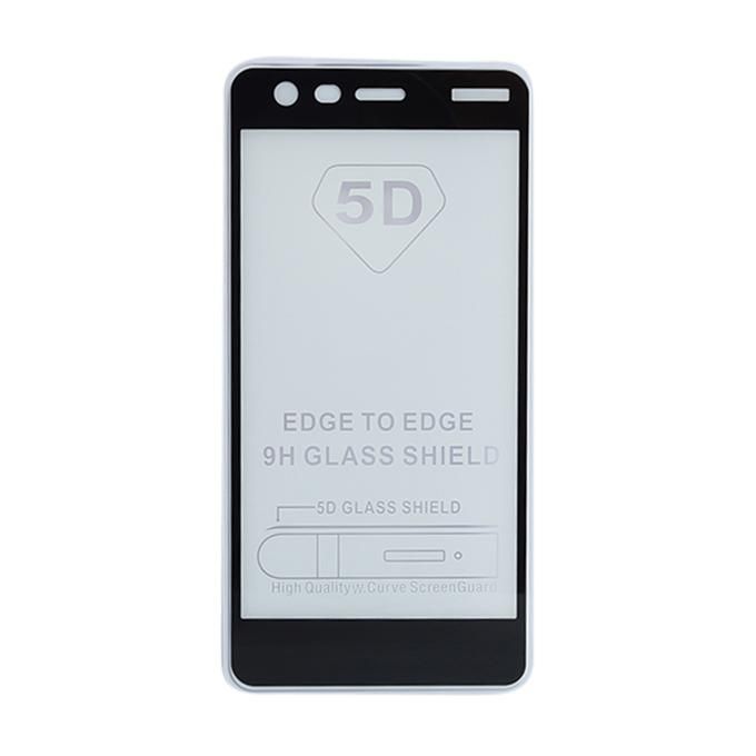 5D 9H Tempered Glass Screen Protector for Nokia 2 - Black