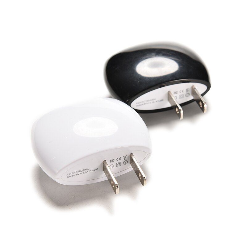 1PC US Plug 2 Dual USB Port 2.1A Travel Wall Adapter For Mobile Cell Phone USB Power Cable Electronics