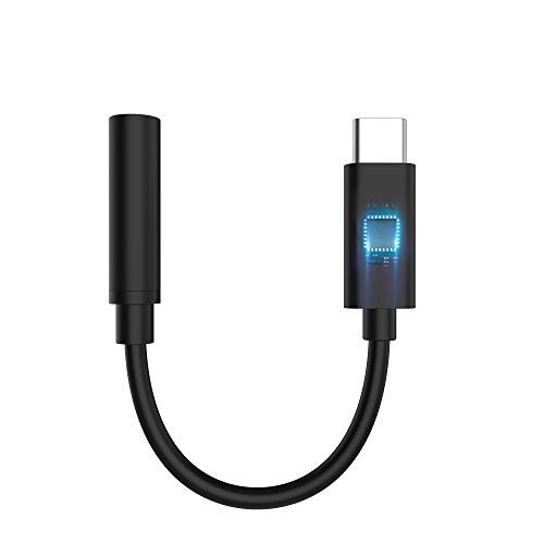 USB Type C to 3.5mm Earphone Jack Adapter Converter Audio Cable for OnePlus- Pink