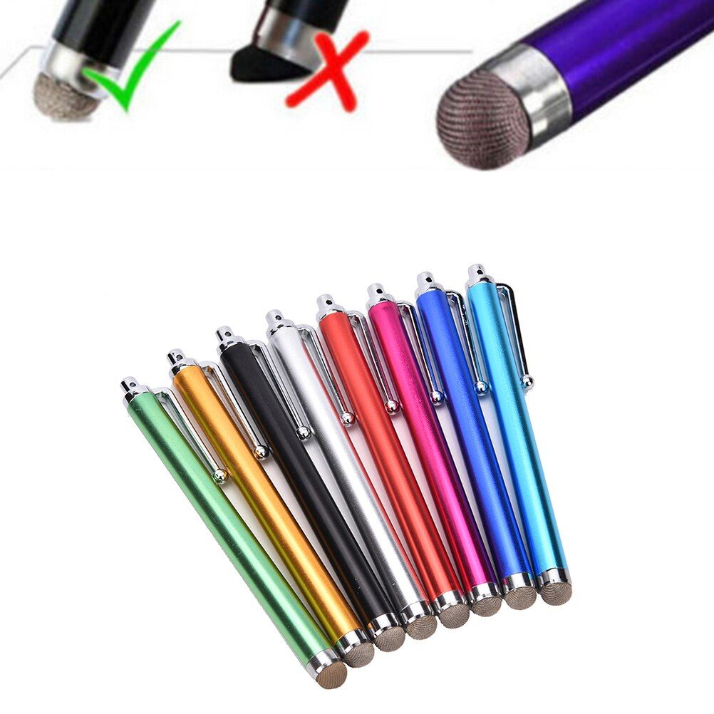 Metal Fibre Stylus Mesh Micro Fiber Tip Touch Screen Stylus Pen Hot New For iPhone Samsung Smart Phone Tablet PC