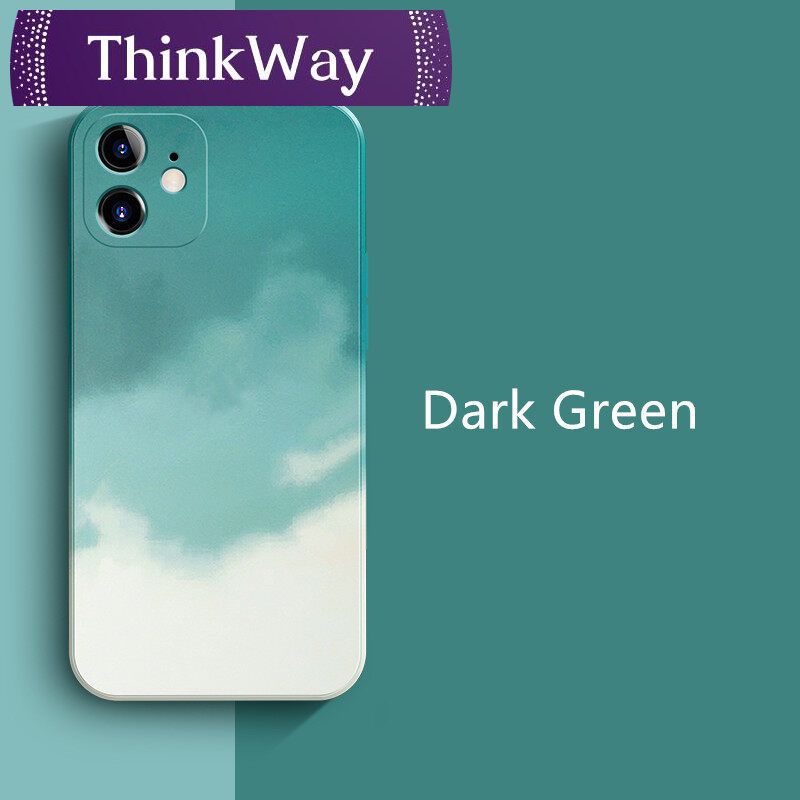 Watercolor Fashion TPU Phone Case for Xiaomi Poco M3 Pro X3 Pro  Redmi Note 10 Pro Redmi 9T Redmi Note 9S Note9 Pro Note 8 Note 7 Mi 10T INS Square Silicone Gradient Painting Soft Case Cover