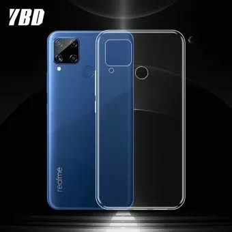 For Realme C15 Soft Silicon transparent case back cover FOR Realme C15