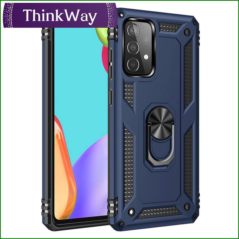 Kickstand Case [Shockproof Bumper] Rugged Heavy Duty Non-Slip Grip For Samsung A32 4G & Samsung A52 5G/A52 4G