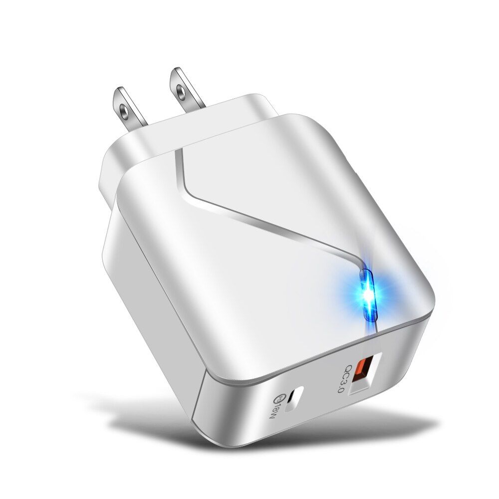 EU/US Plug USB Charger Quick Charge 3.0 For Phone Adapter for Huawei Mate 30 Tablet Portable Wall Mobile Charger Fast Charger