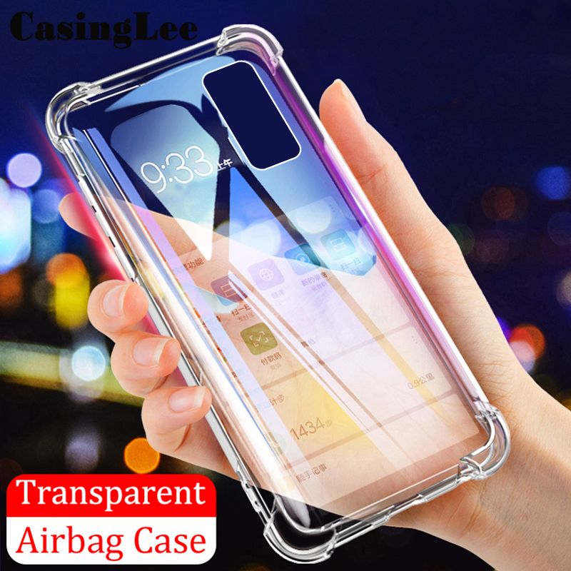 Casinglee for Galaxy S21 Phone case Soft Transparent Airbag Full Protection clear Back Cover Samsung Galaxy S21 Phone case cover