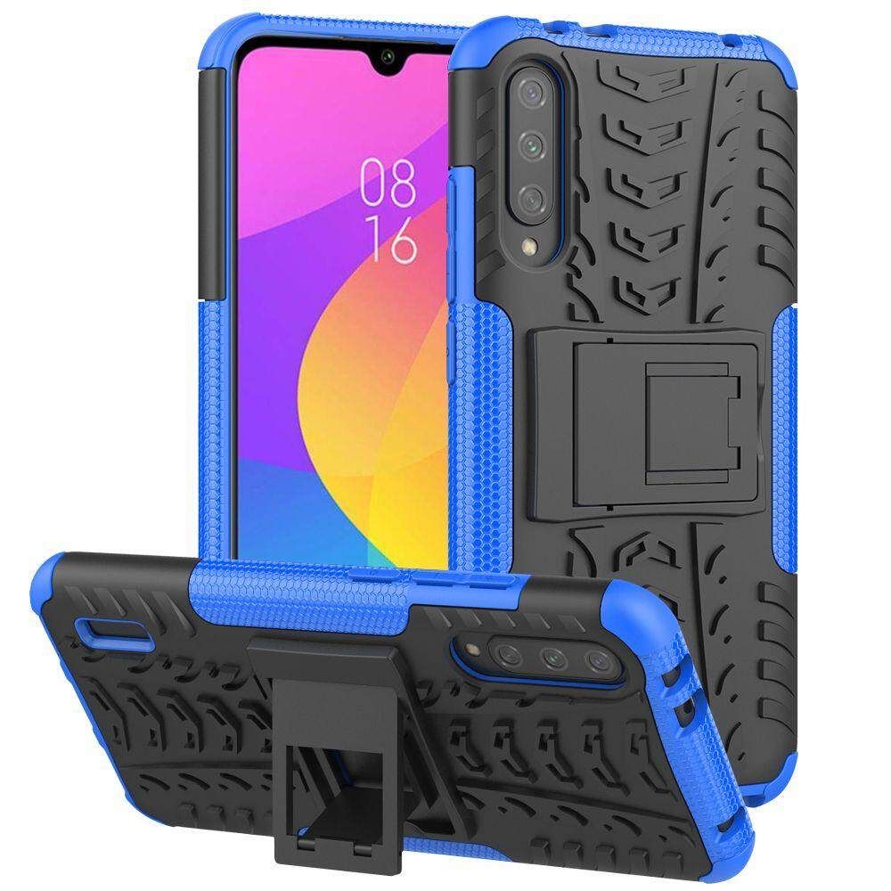 For Xiaomi Mi A3 Dual Layer Heavy Duty Armor Tough Hybrid Shockproof Stand Protective Case Cover