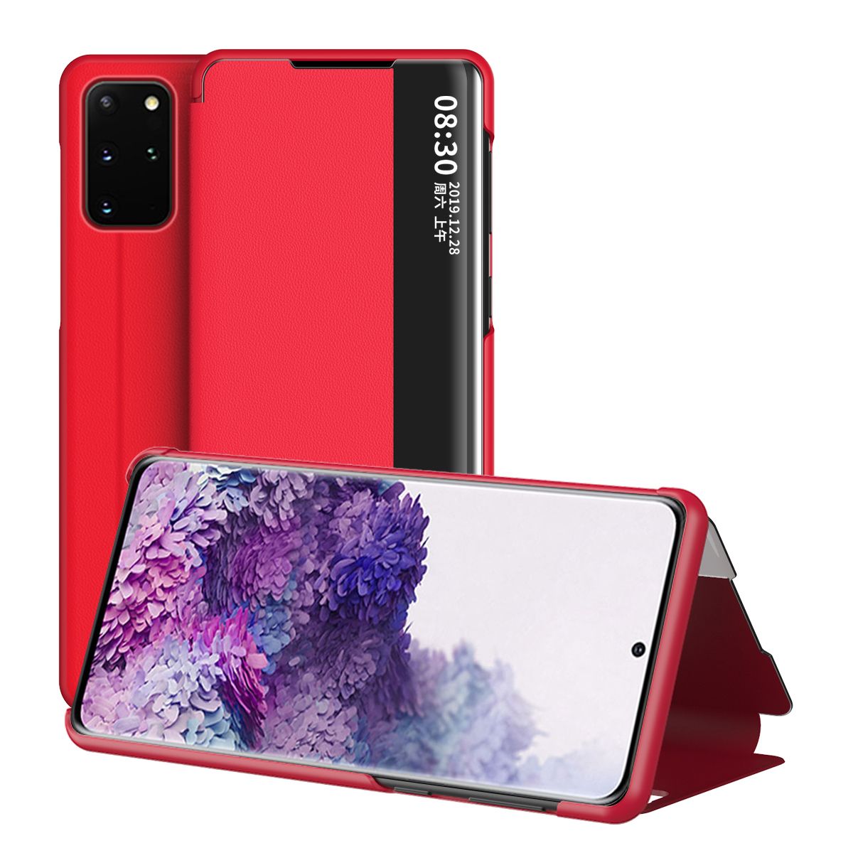 Casing for Samsung Galaxy S20 Plus View Smart Flip Leather Stand Case Cover View Smart Flip Leather Stand Case Cover