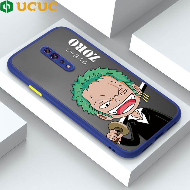UCUC for OPPO Reno Z Back Cover Handsome Sauron Frosted Transparent Hard Phone Case Thin Shockproof Full Cover Camera Protect Case