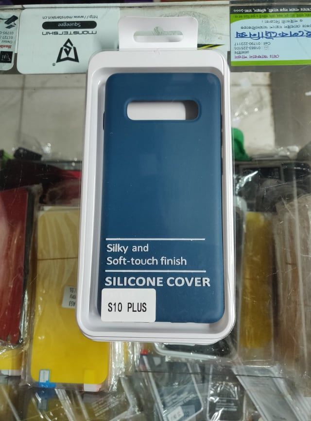 FOR SAMSUNG S10 PLUS Luxury Silicone Protect Back Cover Soft Case
