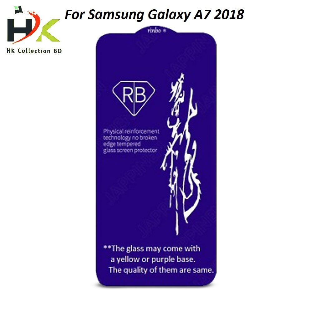 Samsung Galaxy A7 2018 Rinbo Full Tempered Glass Screen Protector