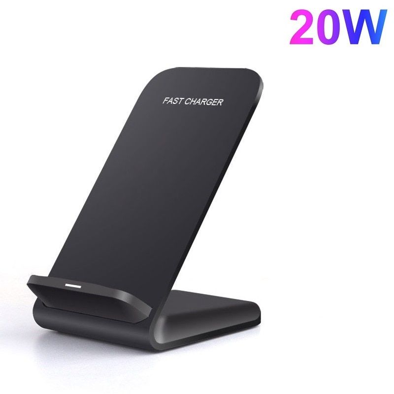 30W Qi Wireless Charger Stand For iPhone 13 12 11 XS XR X 8 Wireless Fast Charging Station Phone Charger For Samsung S21 S20 S10