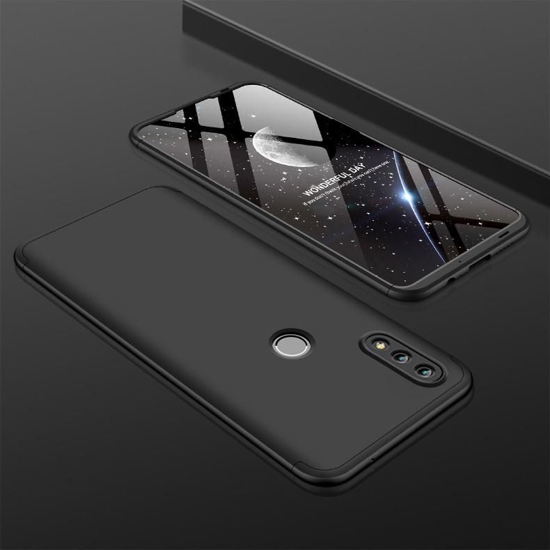 Huawei Honor 10 Lite 360 Degree GKK Phone Back Cover - Black