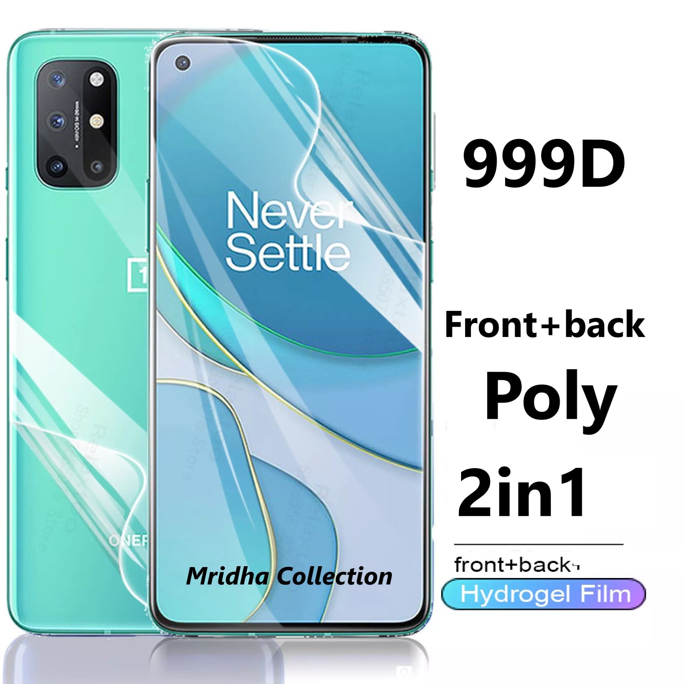 2in1 Protector Combo Pack for OnePlus 9 Pro (Front Protector Poly+Back Protector Poly)