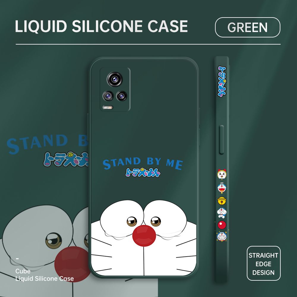 ZeroQiQi for Vivo V20 Case Cartoon Weeping Cat Phone Cover Soft Full Lens Protection Casing Ultra Thin Soft Liquid Silicone Phone Cases