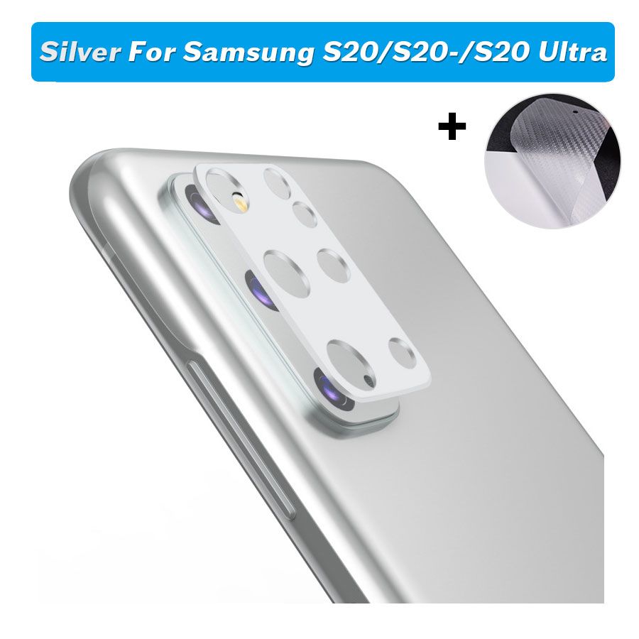 2 in 1 Back Screen Protector Sticker Metal Protection Ring Camera Protector for Samsung Galaxy S20 Plus Note 20 5G Note 20 Ultra Case