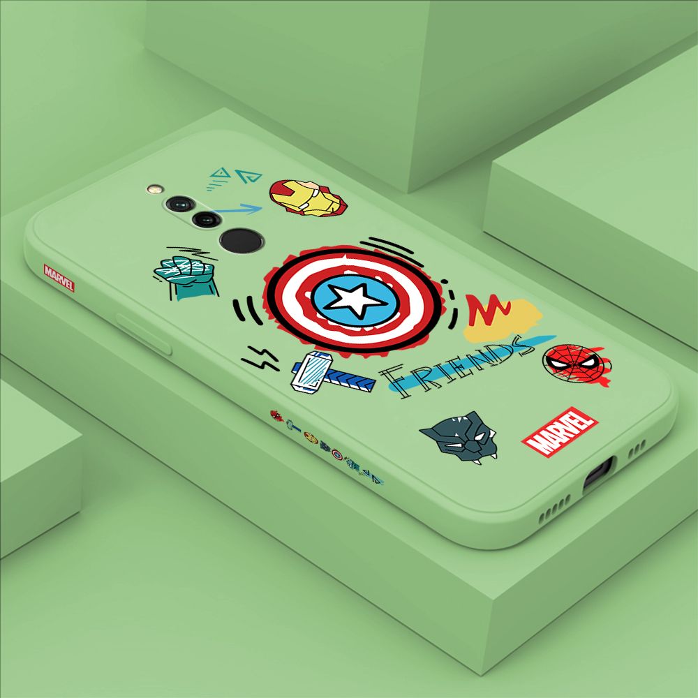 ZeroQiQi for Redmi 8 Case Cartoon Anime Icon Phone Cover Soft Full Lens Protection Casing Ultra Thin Soft Liquid Silicone Phone Cases