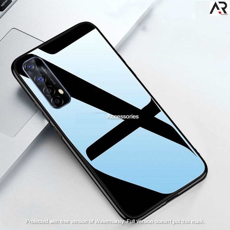 realme 7 Luxurious Glass Case Back Cover