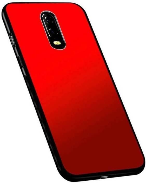 Case For OnePlus 6T Glass Case Luxury Silicone Soft TPU Frame+Glass Back Cover