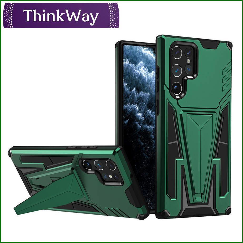 V-shaped rotatable magnetic car practical bracket anti-fall shock-proof mobile phone suit armor mobile phone case For Samsung Note20 Ultra & Samsung S9