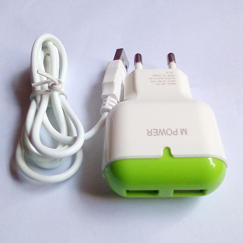 2 USB TRAVEL CHARGER