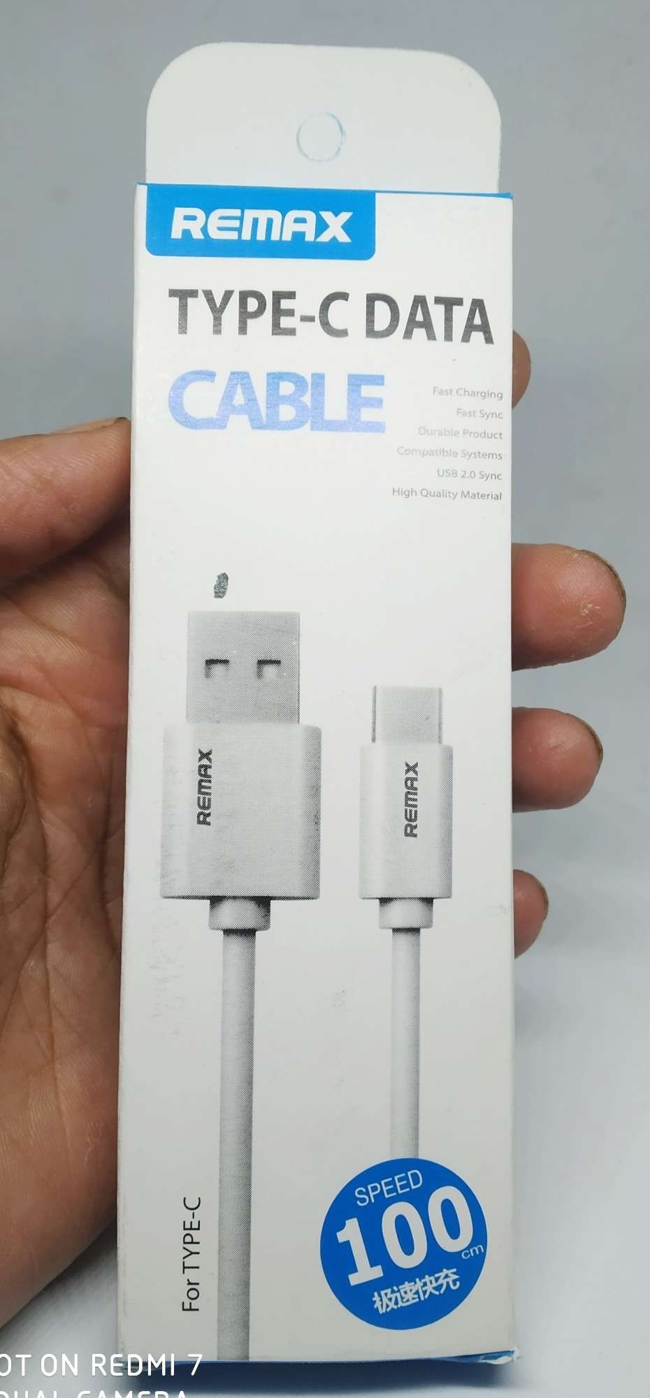 Remax Type C USB Data Cable - white