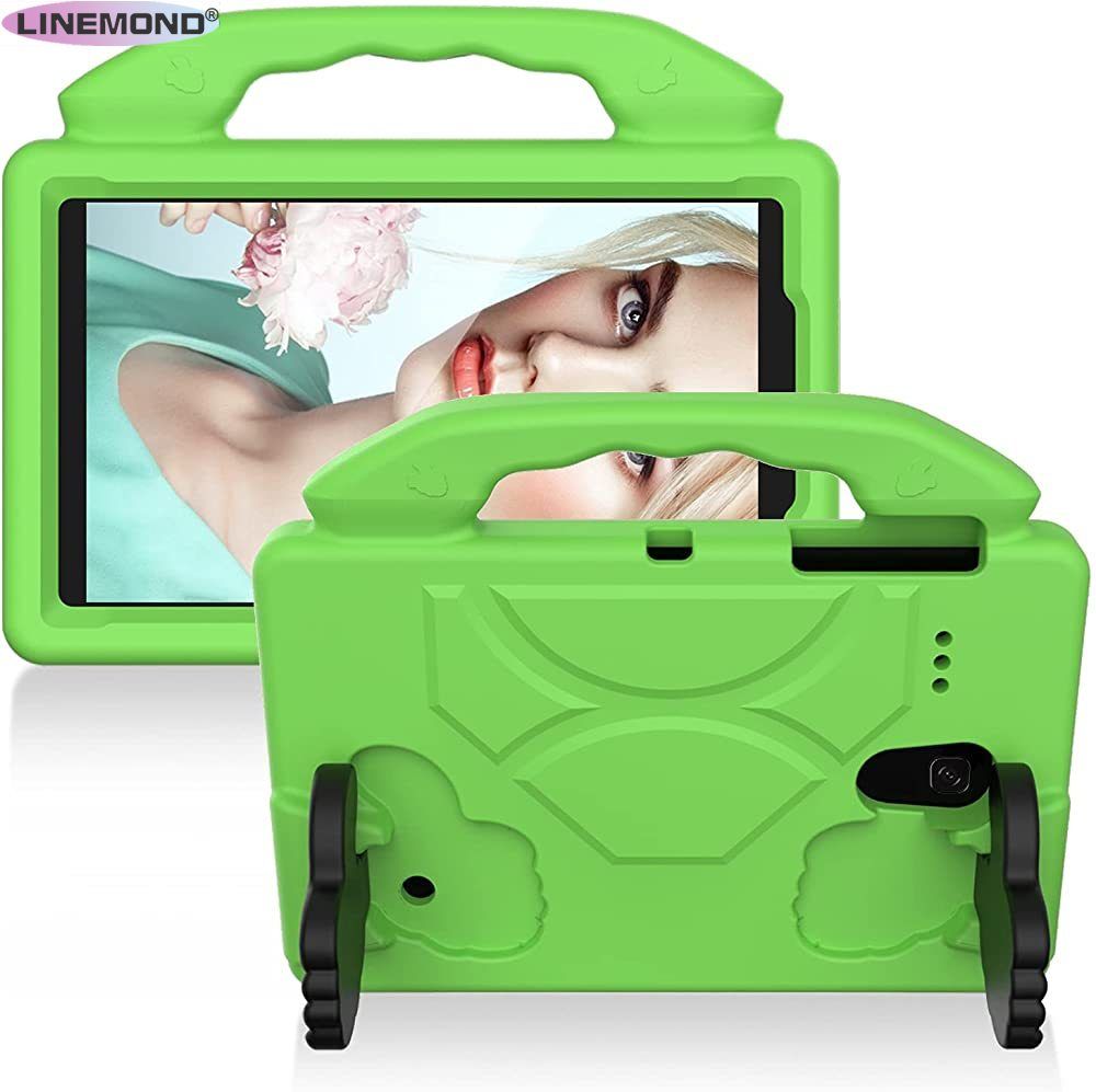 Tablet Case Cover for Samsung Galaxy TAB 4 8.0#34; T330/T331 Tablet Case for Kids Shockproof Lightweight EVA Dropproof Impact Resistance Protective Handle Stand Cover Case for Tablet (Color : Blue)