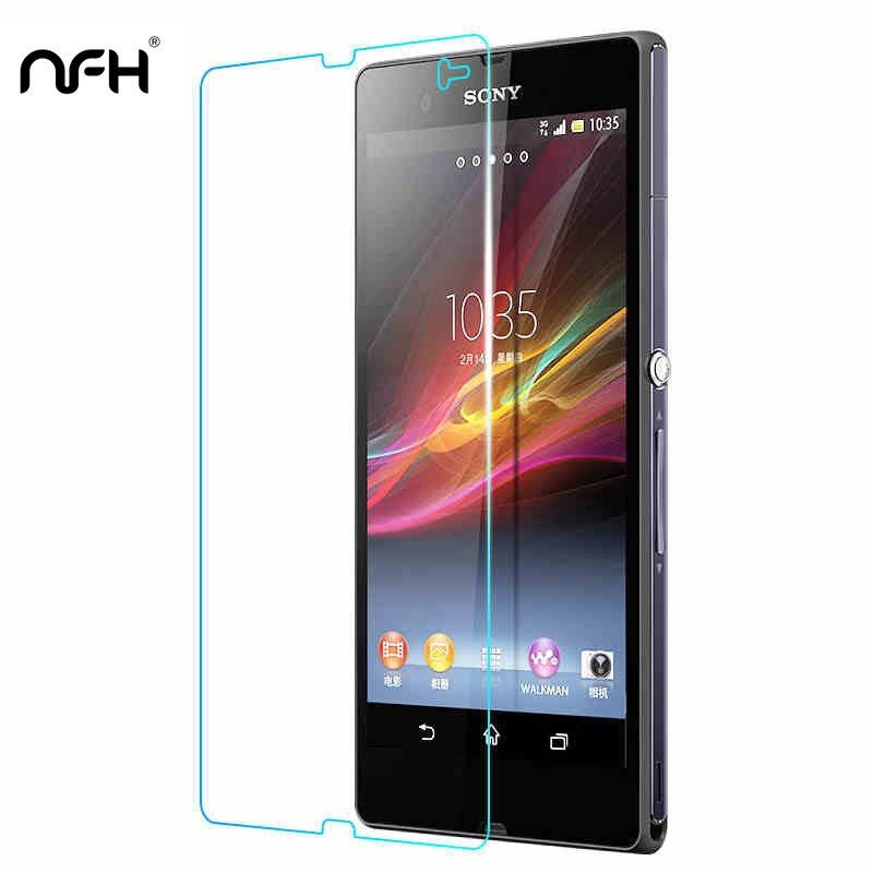 For Sony Xperia Z....3mm screen protector 9H Hard 2.5D Arc Edge Round Border Screen Protector with Clean Tools