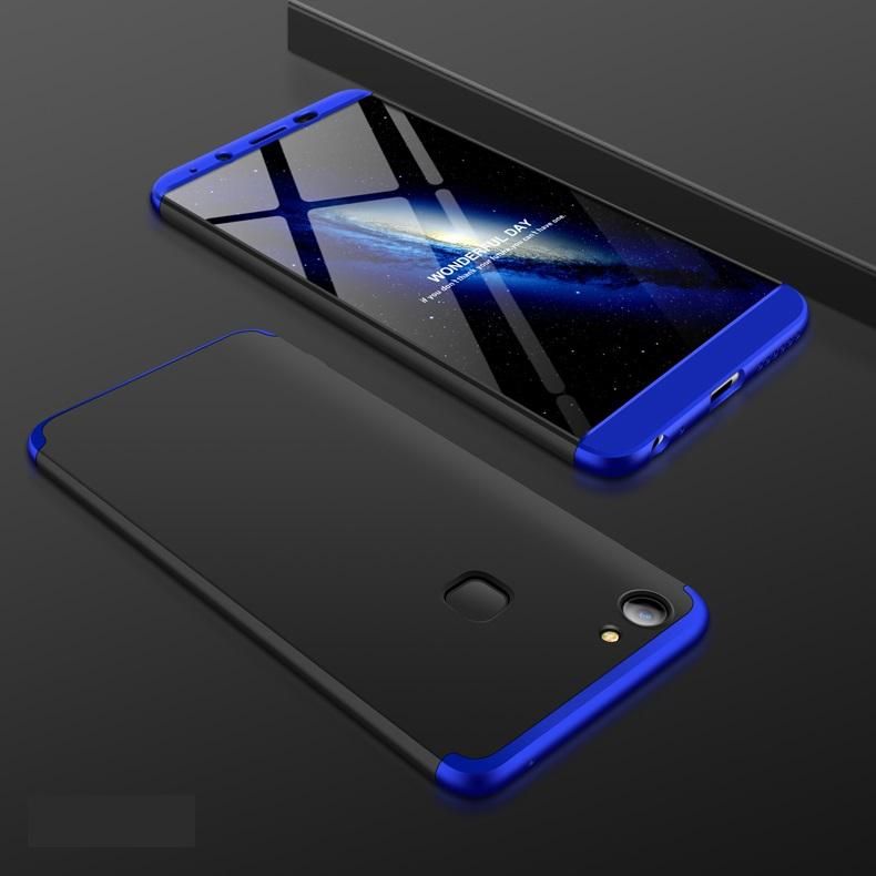 Vivo Y71 360 Degree GKK Phone Back Cover - Black & Blue