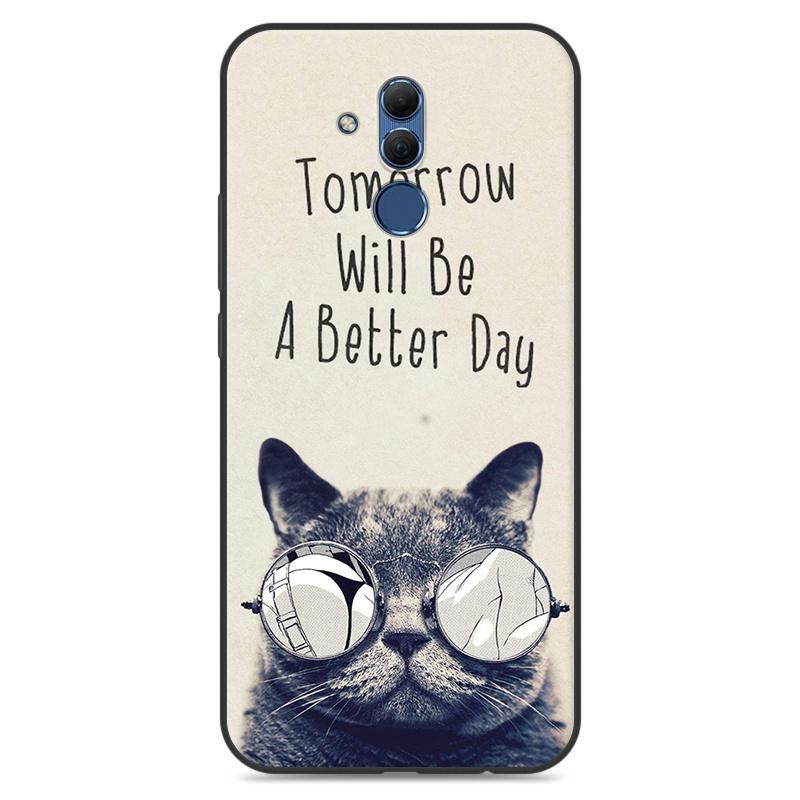 Cartoon Print Soft TPU Silicon Shockproof Case for Huawei Mate 20 Lite