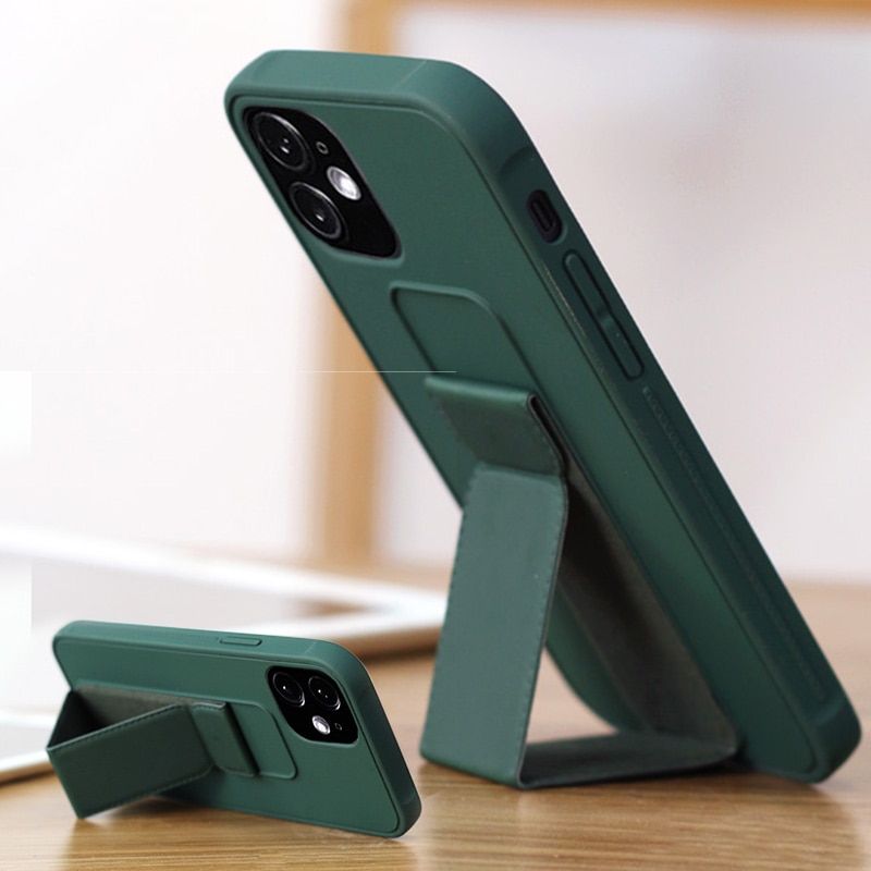 SoCouple Wrist Strap Hand Band Case For iphone 11 13 12 Pro Max SE X XS Max XR 7 8 plus SE Matte Candy Color Phone Holder Case