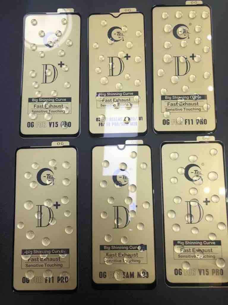 For Realme Series 5/5s/5i/X2 pro/C20/C11 2021/C25/C21/C3/C25S/C15/Narzo30A/Narzo20/Narzo20A/Narzo10A/Narzo10 D+  Tempered Glass Screen Protector - Black 6D 10 Ratings